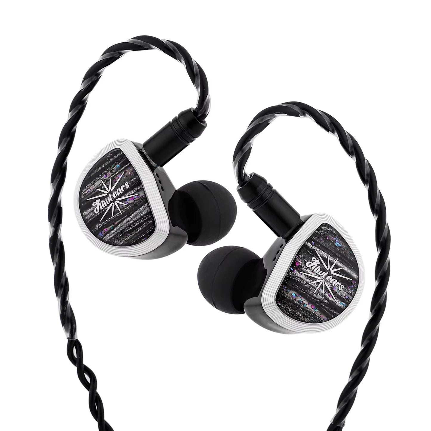 Kiwi Ears Aether 15.3mm Large Planar Driver IEM Hifi Earphones with Detachable Cable System for Gaming and Music Enthusiasts