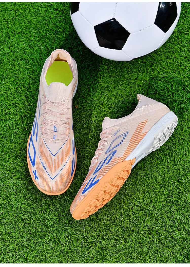 Ultralight Outdoor Sport Men's Soccer Shoes Training Football Sneakers for Youth Turf Soccer Cleats Cleats Non-Slip