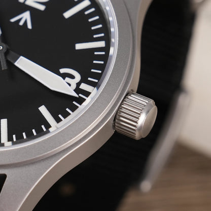 Militado ML05 36912 Watch VH31 Sweep Seconds Movement Dome Sapphire Crystal Watch High Transparency AR Coated 38mm Vintage Watch