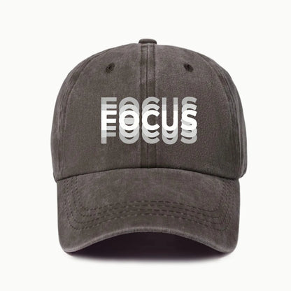 FOCUS Print Cap -pesetty puuvilla, säädettävä klassisen tyylin baseball-lippis, urheilullinen duckbill-lippis miehille ja naisille