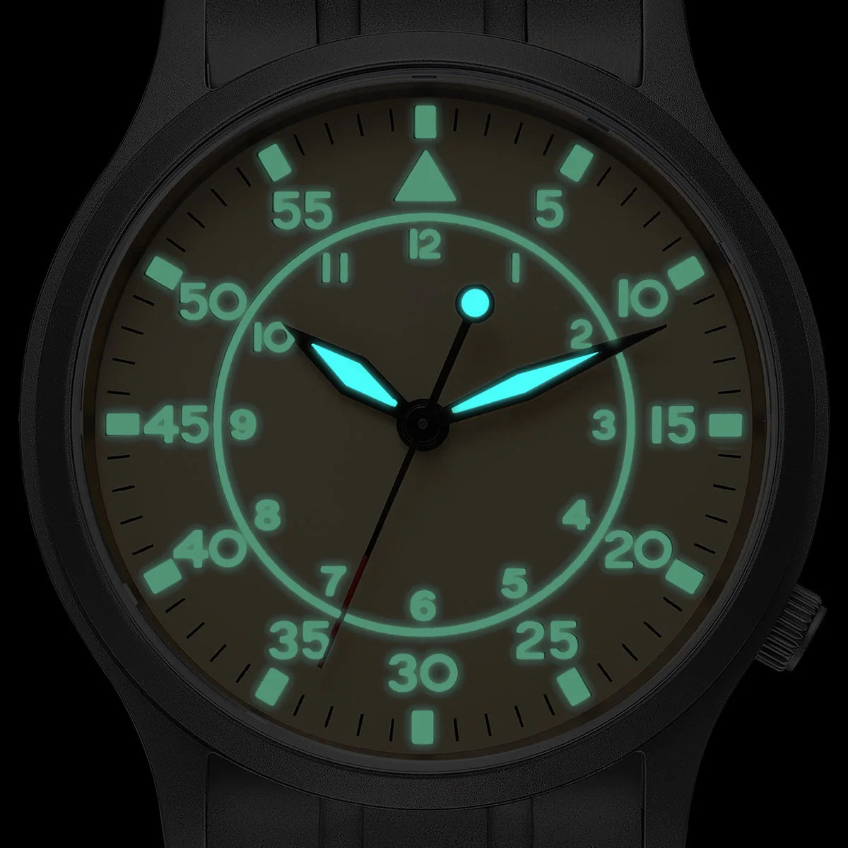 BERNY Titanium Men Wristwatch AR Coat Sapphire Fashion Wristwatch Luminous VH31 Ultra-thin Quartz Watch Waterproof 5ATM Watches