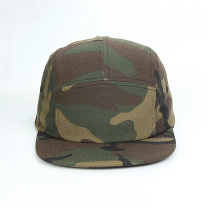 Summer Cotton 5 Panel Big Size Baseball Caps Oversize 62cm Flat Top Sports Snapback Cap Hip Hop Skateboard Hat Custom Wholesale