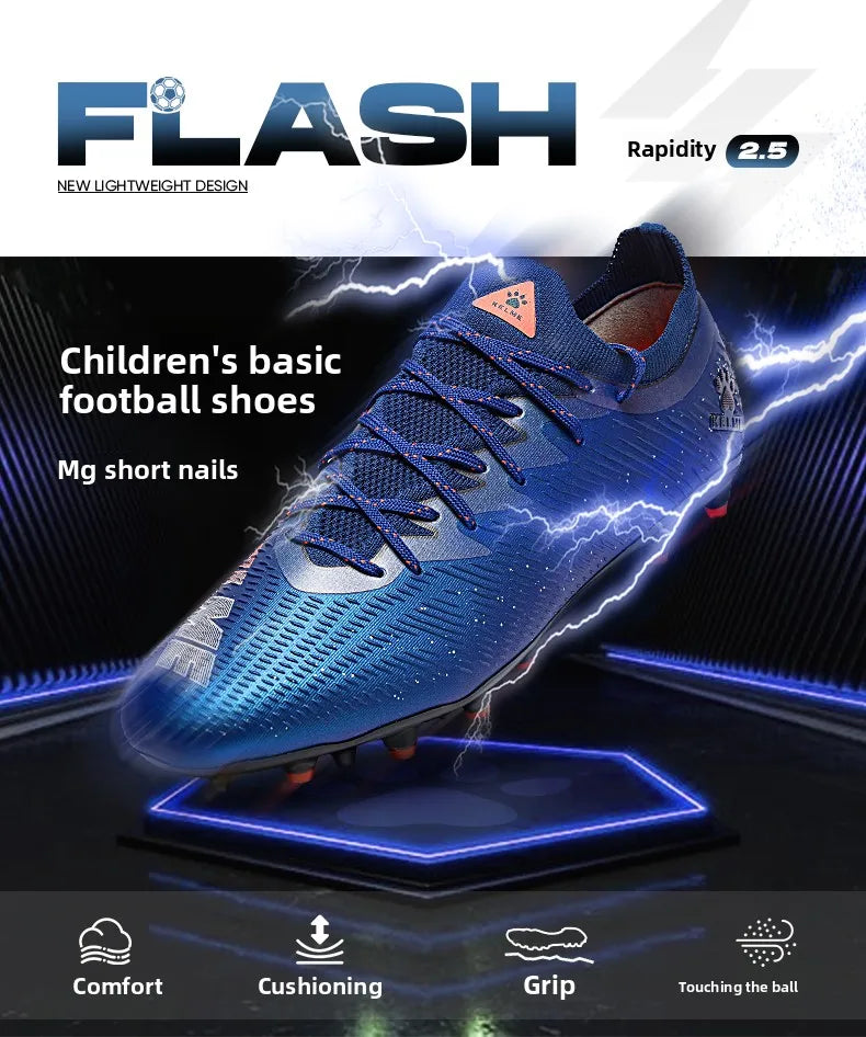 Kelme Adult Professional Soccer Shoes TF Nail Breaking Youth Training Football Boots MG Anti-Slip Match Football Shoes
