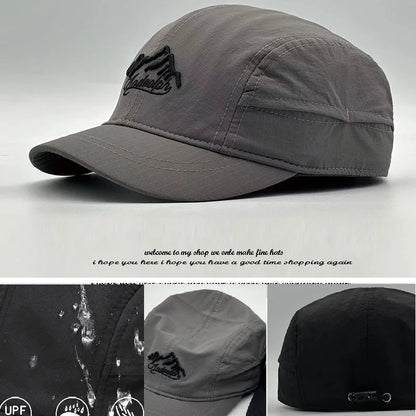 Gorra de béisbol para hombre con cabeza grande, parte trasera cerrada, ala corta de 5 cm, gorras ajustadas de malla, gorras elásticas totalmente cerradas, tallas 56-60 cm y 61-65 cm