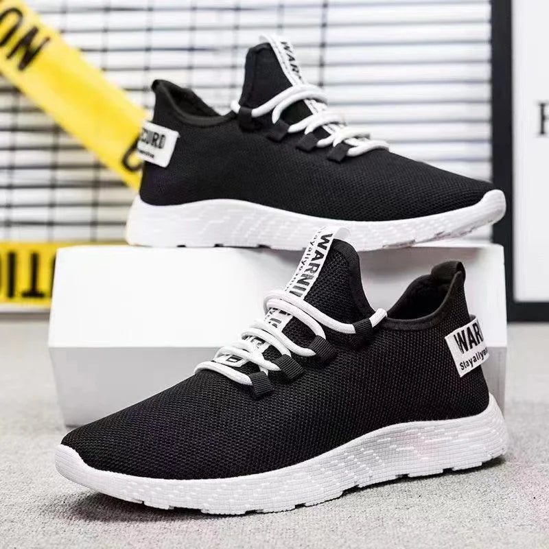 Pánské tenisky, ležérní, lehké, síťované, sportovní boty, letní, outdoorové, s měkkou podrážkou, prodyšné, pohodlné, módní, trendy běžecké boty