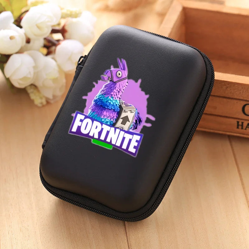 Nova Bolsa de Arrumação Fortnite Multifuncional para Cabos de Dados, Carregadores e Auriculares, Bolsa Protetora de Viagem, Presente de Aniversário para Crianças