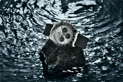 PAGANI DESIGN V2 40MM Meteorite dial Men Quartz Watches Sapphire Retro Chronograph  Waterproof Watch For Men Reloj0 hombr