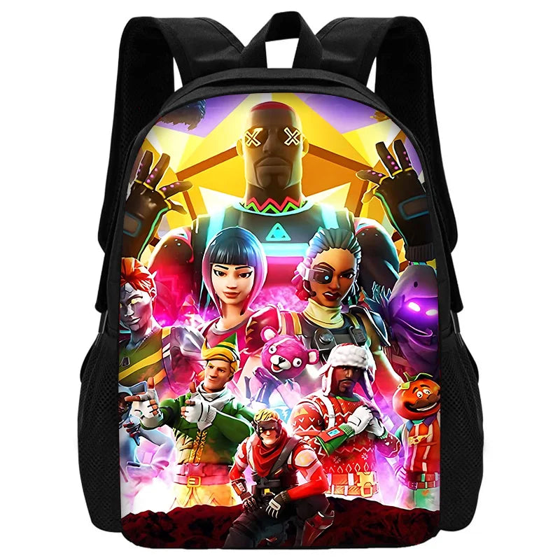 Classic Game FortniteS Kids Backpacks Boys and Girls Student Birthday Gift Child School Bags Unisex Camping Durable Rucksack