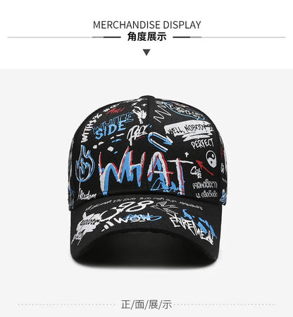 Mode Hip Hop Baseballkeps personlighet Trucker-kepsar Bomull Snapback-keps Utomhus solhattar sport fritidskeps