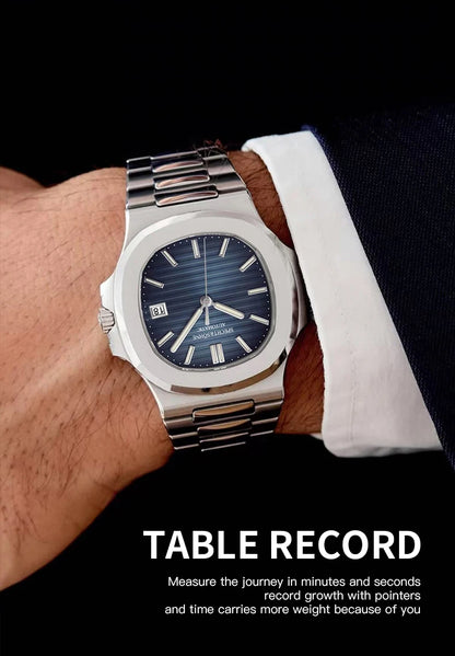 Specht&Sohne 2025 Nuovo Orologio Classico di Lusso da Uomo Automatico in Acciaio Inossidabile con Zaffiro 8215, Orologio da Polso Meccanico