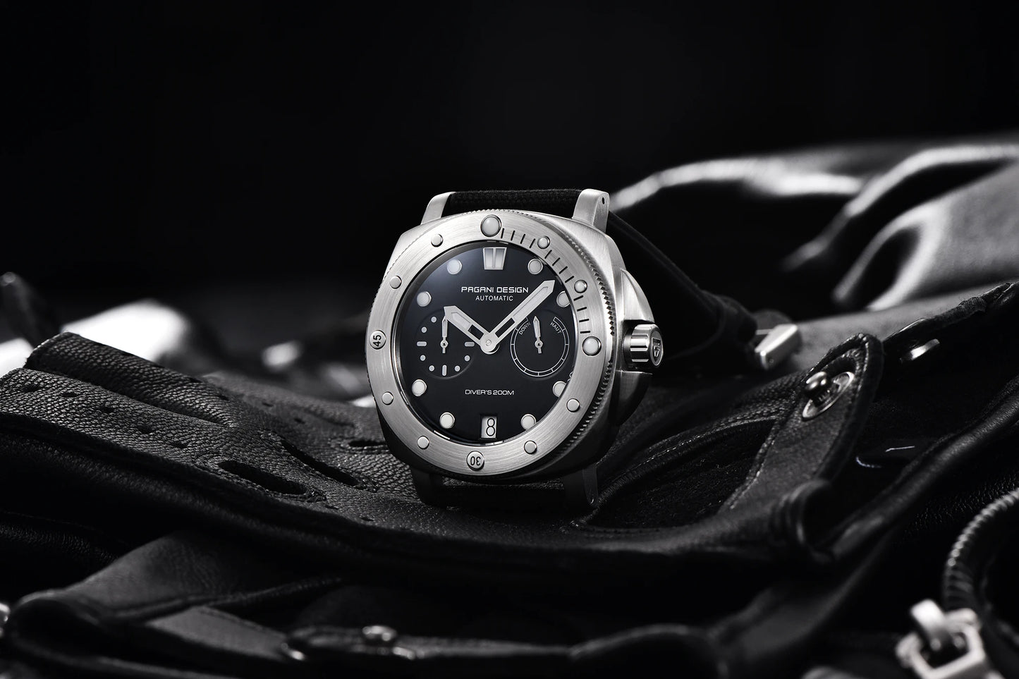 PAGANI DESIGN Men's Watches New Diver Automatic Mechanical Watch Sapphire Stainless Steel Sport 20 Bar Clock