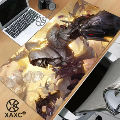 Großes Overwatch-Mauspad Kawaii XXL PC-Computer-Schreibtischmatte Gamer-Büroteppich Tastatur-Tisch Gaming-Zubehör MousepadXAXC