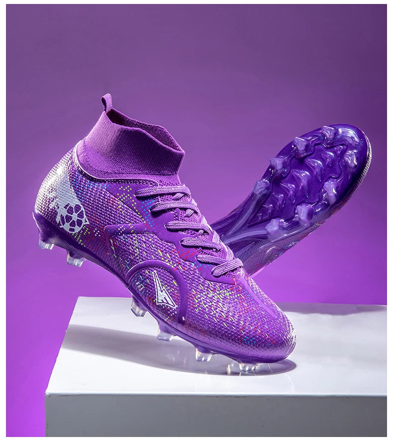 Scarpe da calcio professionali da uomo, scarpe da calcetto con tacchetti, sneakers da calcio ultraleggere per allenamento e sport all’aperto