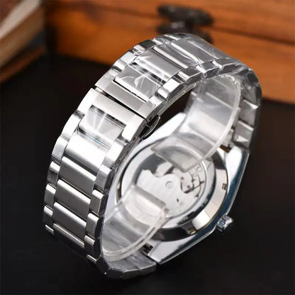 2026 New Seiko Automatic Mechanical Watch for Men and Women Business Leisure Calendar Night Light Waterproof Couple Watch