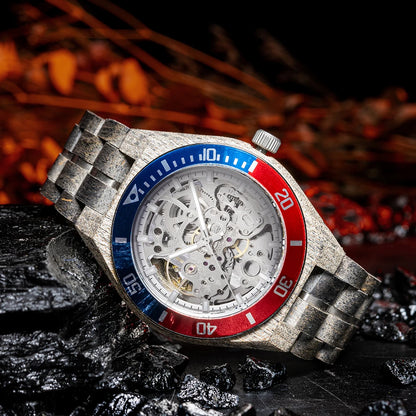 BOBO BIRD Wood Mechanical Watch Men Relogio Masculino Big Mens Watches Top Brand Luxury Timepieces erkek kol saati Dropshipping