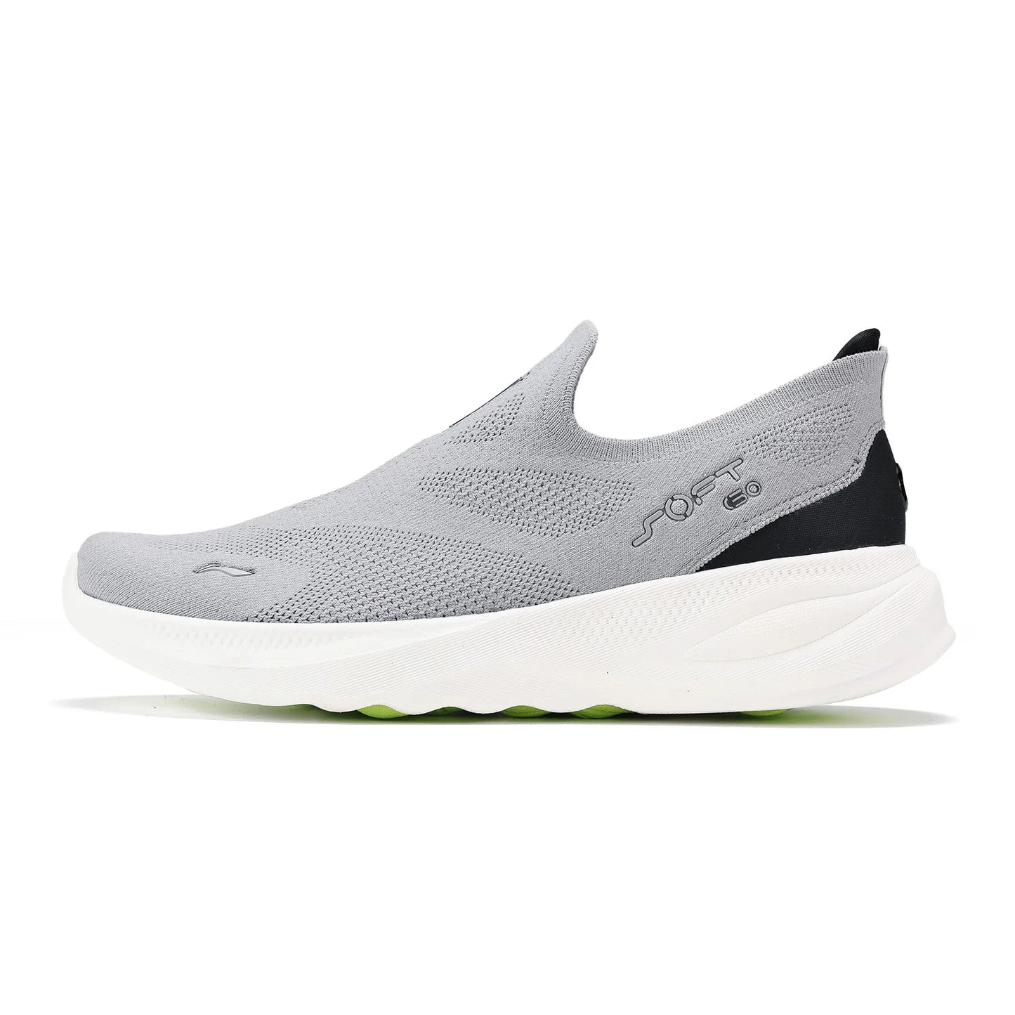 Li-Ning férfi SOFT GO 2 KNIT belebújós, casual gyaloglócipő, párnázott, kényelmes és stabil LiNing hálós jogging és mindennapi sport sneakers AGLV017