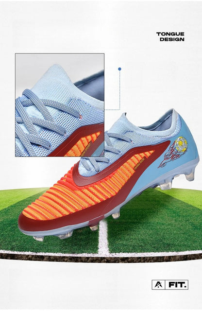 Nuove scarpe da calcio professionali da uomo, alta qualità, scarpe da soccer rapide, tacchetti society, scarpe professionali per campo da calcio, sneaker basse