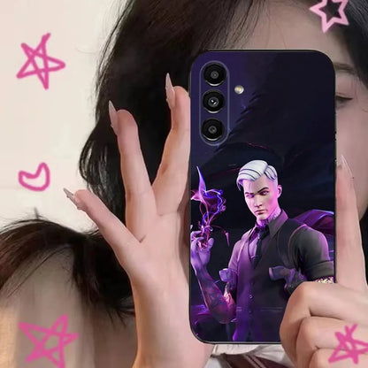 R-Royales F-Fortnites Handyhülle für Samsung S24,S21,S22,S23,S30,Ultra,S20,Plus,Fe,Lite,Note,10,9,5G, Schwarz, Soft Cover