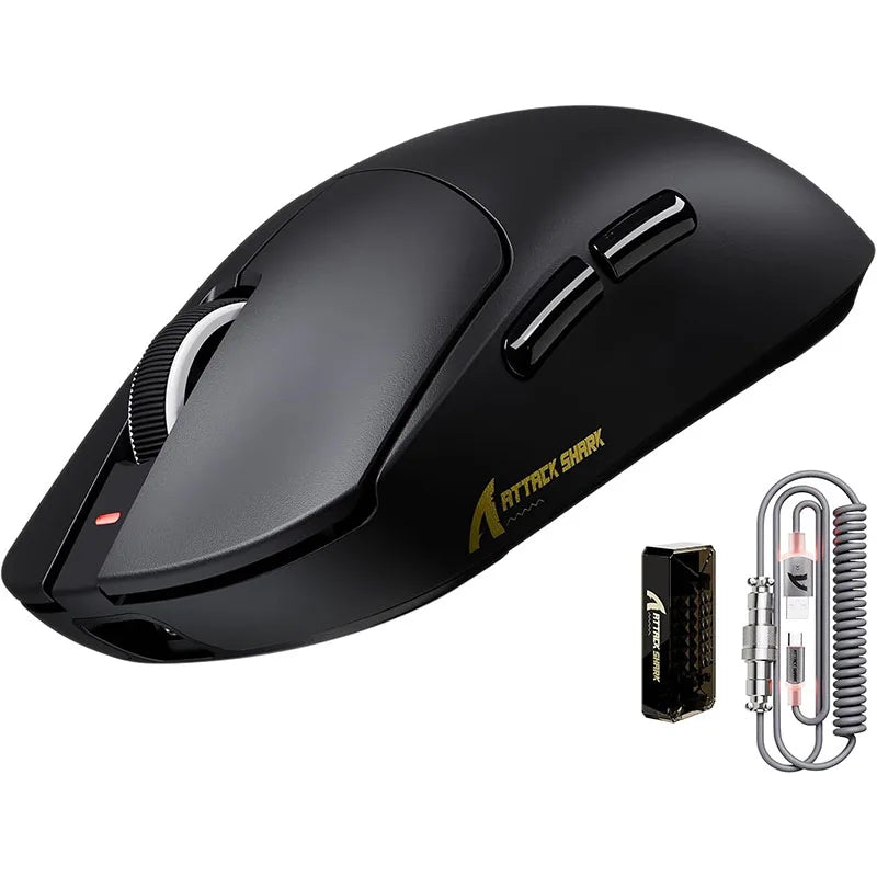 ATTACK SHARK X8 Ultra 8KHz Wireless Gaming Mouse, 55g Superlight, Nordic 52840, PAW3950MAX, 42KDPI, Cool Nano-Coating, 500mAh