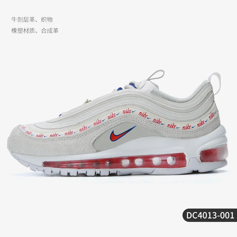 Nike Original AIR MAX 97 Damen-Low-Top-Sportschuhe mit Air-Dämpfung DC4013-001