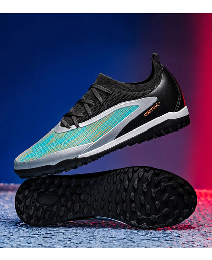 New Men's Football Boots Outdoor Cleats Breathable Adult Non-Slip Soccer Shoes Sport Long Spikes Training Boys Match Comfortable
