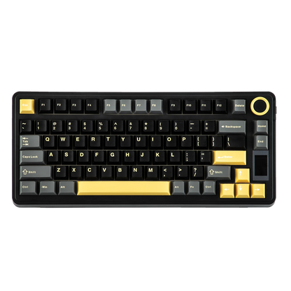 EPOMAKER X AULA EA75 MAX 75% ANSI US Layout Hot-Swap Gasket Wired/BT/2.4GHz Wireless Mechanical Keyboard with Screen & Knob