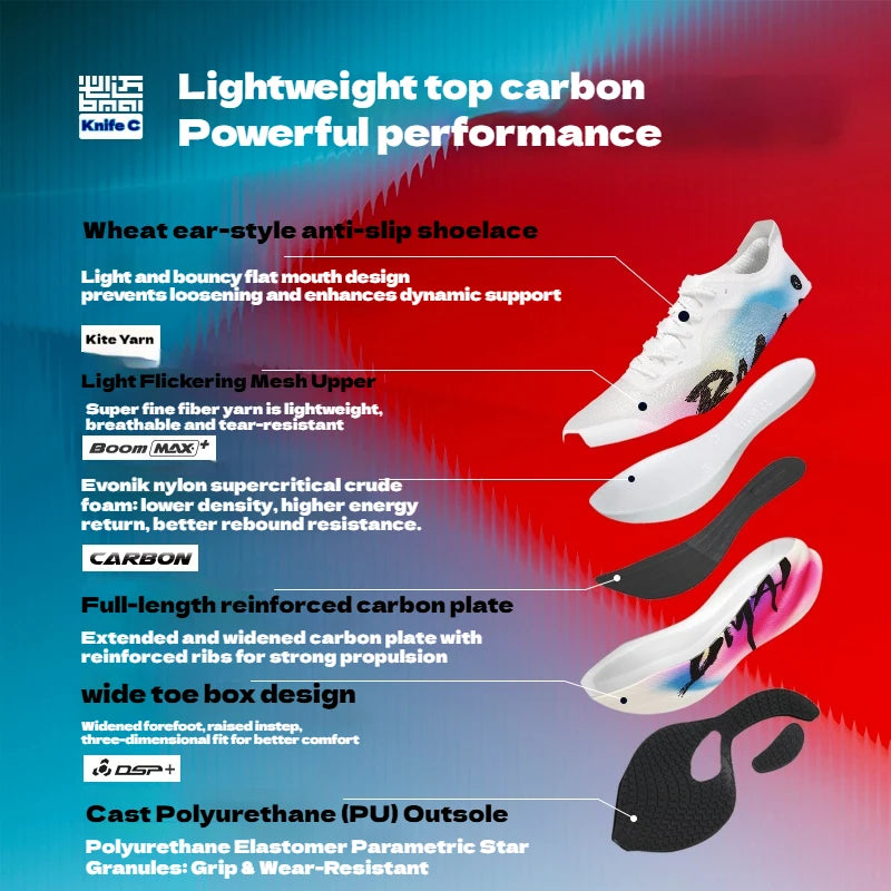 BMAI New 42KM Marathon Men Women's Sports Shoes Cushioning Running Shoes Breathable Gym Sneakers for Women Designer Man Trainers