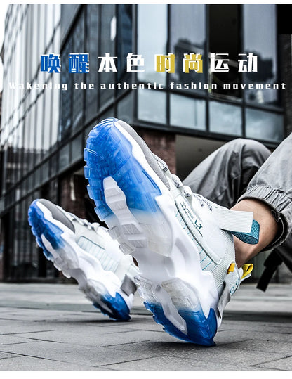 Zapatillas para hombre, calzado casual masculino, tenis de lujo, zapatillas deportivas transpirables, mocasines de moda y calzado de running para hombre