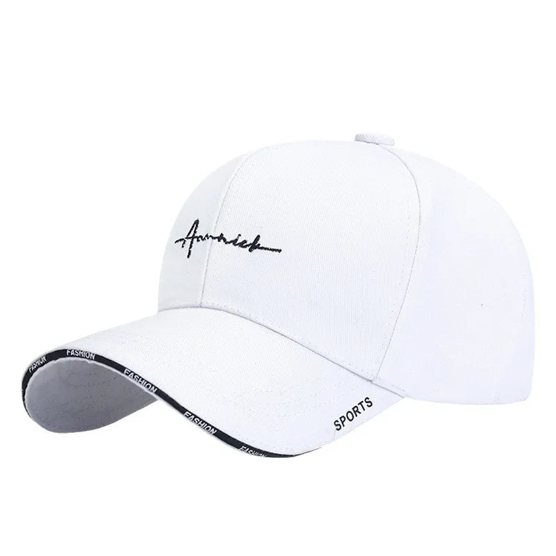 Cappellino da baseball per primavera e autunno, cappellino casual con visiera a becco d’anatra per studenti e studentesse, cappellino per coppie