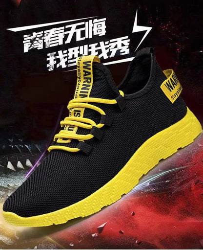 Pánské tenisky, ležérní, lehké, síťované, sportovní boty, letní, outdoorové, s měkkou podrážkou, prodyšné, pohodlné, módní, trendy běžecké boty