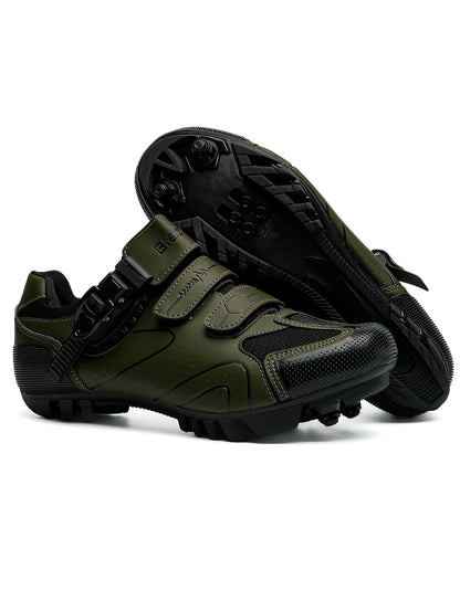 Primavera, scarpe da ciclismo MTB con morsetti da uomo, scarpe sportive in carbonio, velocità, corsa in montagna, scarpe da mountain bike