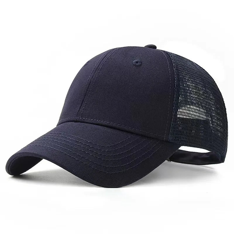 Big Head Man Baseball Caps Summer Mesh Plus Size Causal Peaked Hats 56-60cm 62-68cm Oversize XXL Snapbacks