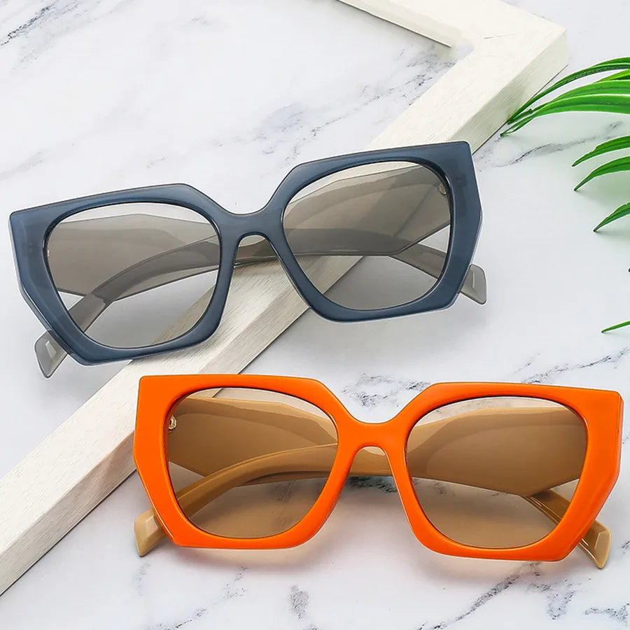 New Retro Designer Oversized Square Sunglasses For Women Men Luxury Brand Fashion Sun Glasses Ins Trending Ladies Shades UV400