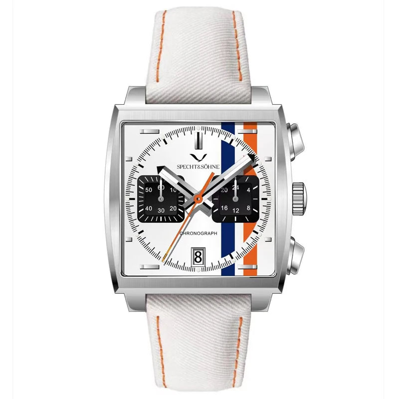 Specht & Söhne New Hot Watches Men Luxury Brand Male Japan VK64 Chronograph Trendy Sport Wristwatch Waterproof