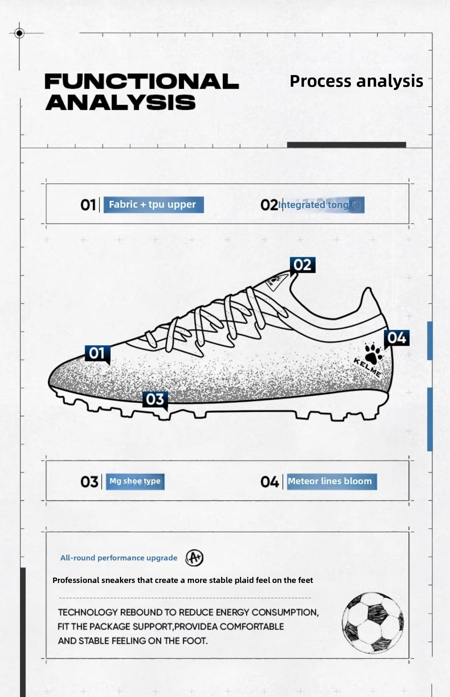 Kelme Adult Professional Soccer Shoes TF Nail Breaking Youth Training Football Boots MG Anti-Slip Match Football Shoes