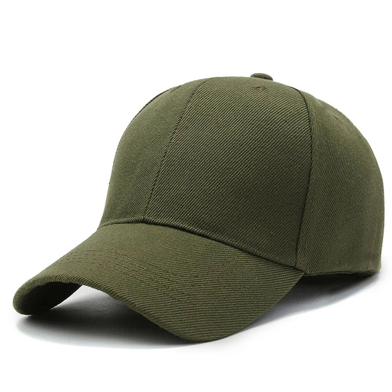 Unisex Cap Casual Plain Baseball Cap Adjustable Snapback Hats For Women Men Hip Hop Cap Street Dad Hat Simple Style Solid Color
