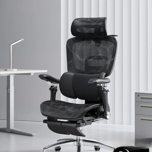 Modern Gaming Chair Racing Style Ergonomic Office Chair with Headrest & Footrest, Comfortable Gamer Desk Chair for Home, Computer Setup and Work