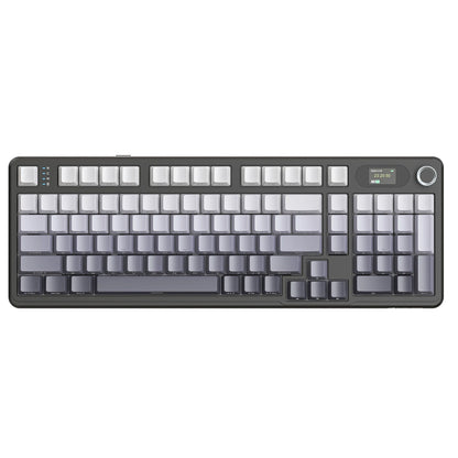 ATTACK SHARK X98PRO Tri-mode Gasket Mechanical Keyboard with TFT Screen & Knob, 99 Keys Layout, 5-Layer Foams, Hot-Swap, RGB