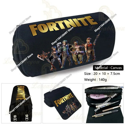 Estojo escolar de grande capacidade Victory Royale Fortnited Peely Llama Hero para meninos e meninas, crianças e adolescentes