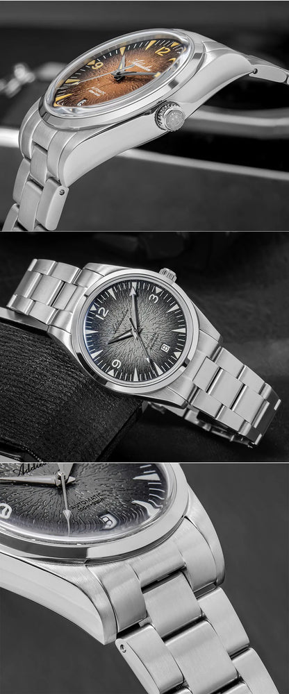 ADDIESDIVE AD2508 Herren-Taucheruhr, leuchtend, 100M wasserdicht, 316L-Edelstahl, 8215-Uhrwerk, automatische mechanische Uhr