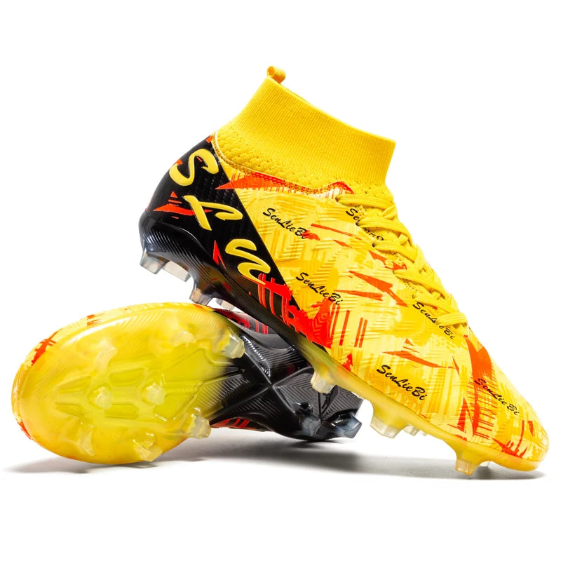 Brand Fashion Football Sneakers for Men Women Professional Field Boot Big Size 46 Long Spikes Soccer Cleats Men botas de futbol
