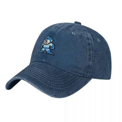 Megaman 8-bittinen baseball-lippis, uusi, söpö, vintage, ylellinen hattu, miehille ja naisille