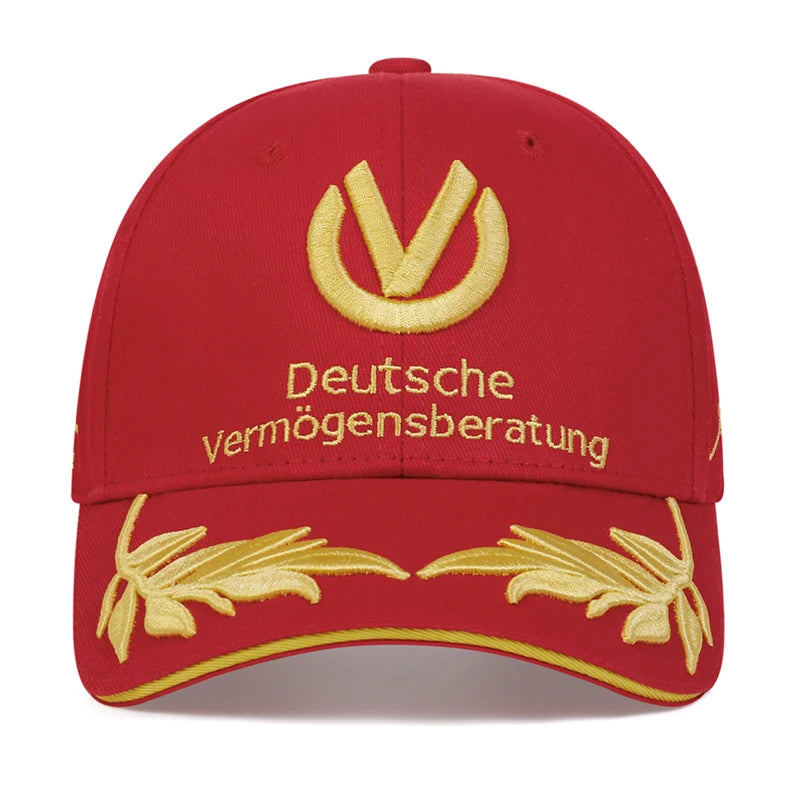 Unisex Gold Letter Embroidery Baseball Caps Spring and Autumn Outdoor Adjustable Casual Hats Versatile Snapback Sunscreen Hat