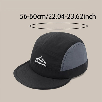 1Pcs Outdoor Sports Color-Blocked Baseball Cap, Fashionable Outdoor Hiking Hat, Street Casual Hat, Unisex Adjustable Sun Hat