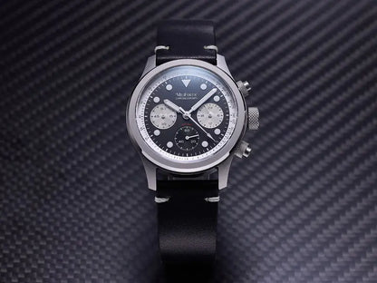 Milifortic 39MM Fashion Chronograph Watch Man R086 Retro C3 Luminous Stainless Steel Waterproof 100M VK63 Quartz Watches For Man