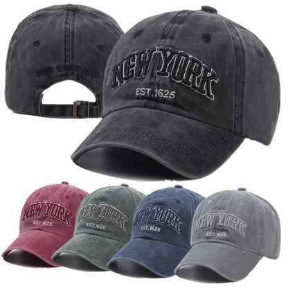 Gorra de algodón lavado York para hombre y mujer: gorras, gorras snapback, gorras de béisbol, protección solar, casquette, gorra «dad hat», gorra para actividades al aire libre