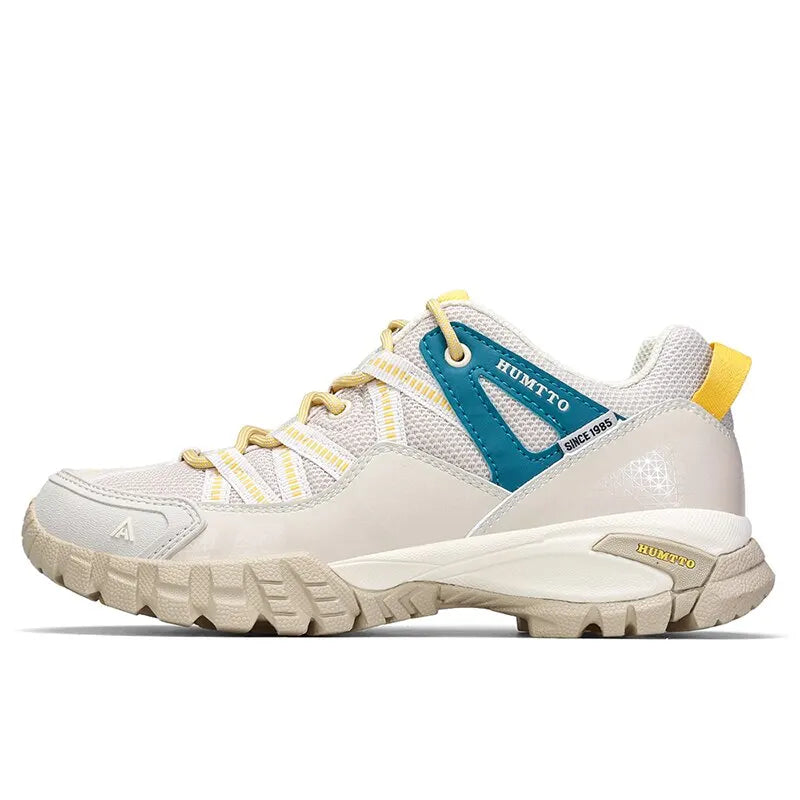 HUMTTO Hiking Shoes for Women Wear-Resistant Outdoor Women's Sports Shoes Lace-Up Climbing Trekking Sneakers Woman 110609B