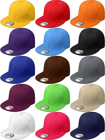Custom Print Embroidery Logo Flat-brimmed baseball cap Unisex Outdoor Hat Hip Hop Dad Hat Gorras Hombre Street Snapback Hat