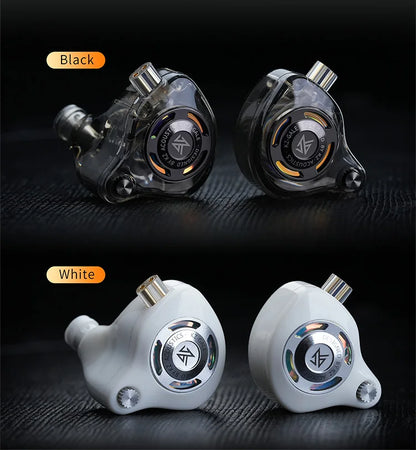 KZ Gale Gaming-IEM-Ohrhörer – HiFi-In-Ear-Monitor mit superlinearem Treiber und abnehmbarem, versilbertem 2-Pin-Kabel