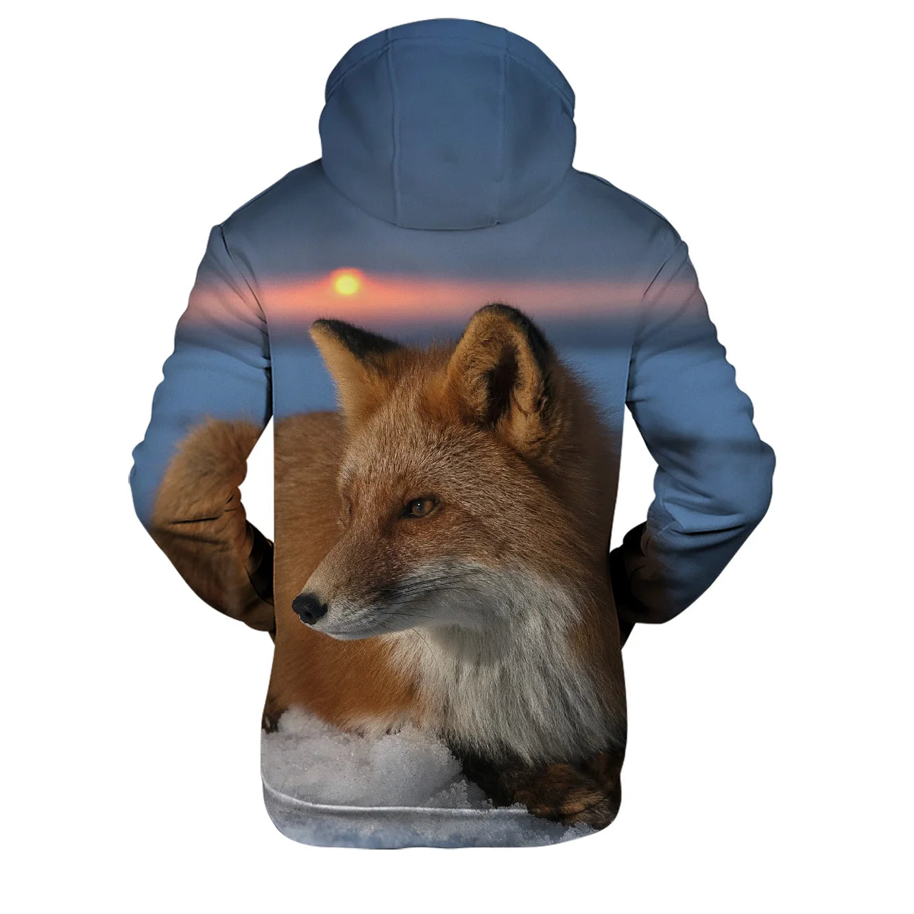 Popularne bluzy z kapturem i bluzy Hip Hop Novelty z wygodnym nowym nadrukiem 3D Fox, dla mężczyzn/kobiet, dorosłych/dzieci, casualowe bluzy wkładane przez głowę